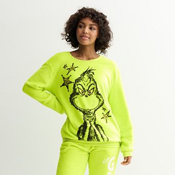 Juniors' Grinch Woobie Graphic Sweatshirt