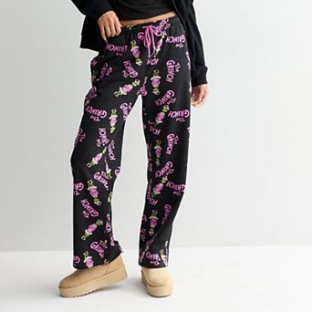 Juniors' Grinch All Over Print Lounge Pants