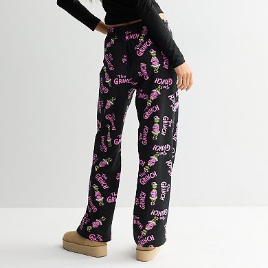 Juniors' Grinch All Over Print Lounge Pants