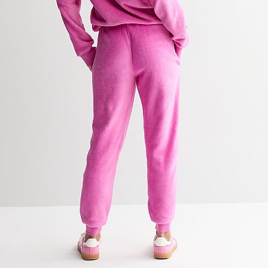 Juniors' Grinch Graphic Woobie Joggers