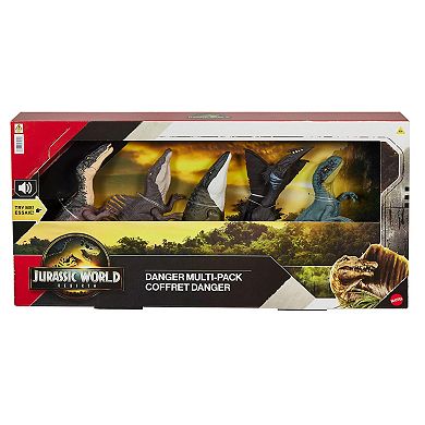 Mattel Jurassic World Rebirth 5-pk. Dinosaur Action Figures with Roar Sounds