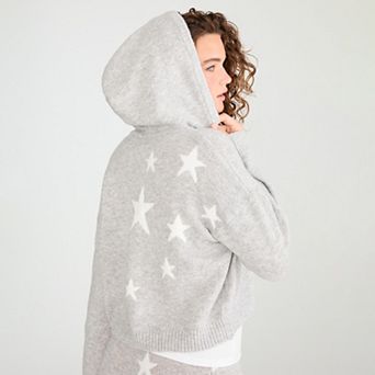Juniors' Aeropostale Oversized Cozy Star Hoodie Sweater