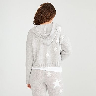 Juniors' Aeropostale Oversized Cozy Star Hoodie Sweater