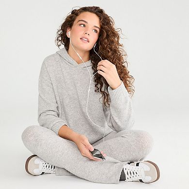 Juniors' Aeropostale Oversized Cozy Star Hoodie Sweater