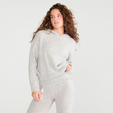 Juniors' Aeropostale Oversized Cozy Star Hoodie Sweater