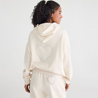 Juniors' Aeropostale Heart Graphic Pullover
