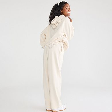 Juniors' Aeropostale Heart Applique Wide Leg Pants