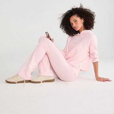 Juniors' Aeropostale Cropped Hoodie Sweater with Bow Detail