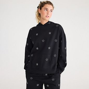 Juniors' Aeropostale Star Rhinestone Graphic Hoodie