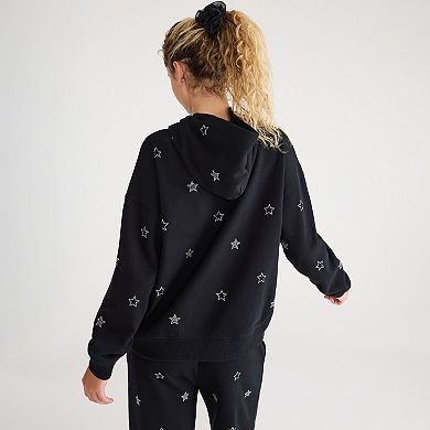 Juniors' Aeropostale Star Rhinestone Graphic Hoodie