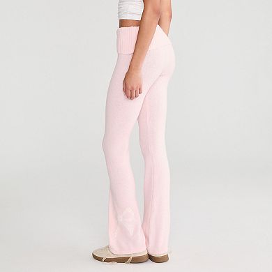 Juniors' Aeropostale Knit Sweater Pants with Ribbed Waistband