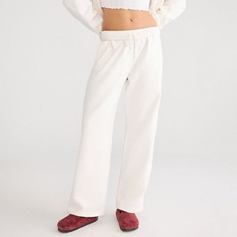 Juniors' Aeropostale Straight Leg Pants with Embroidered Detail