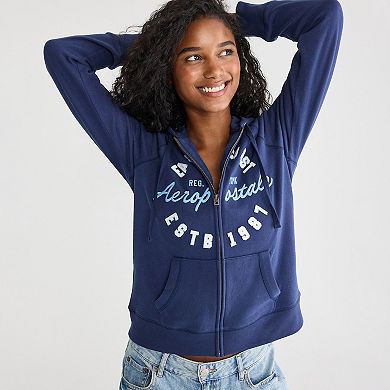 Juniors' Aeropostale Fleece Pullover Hoodie