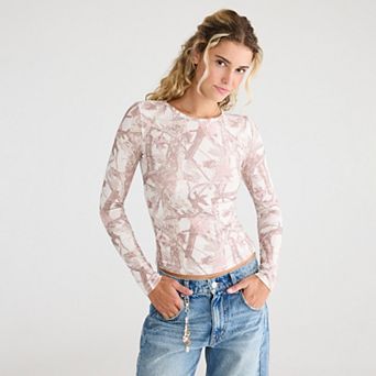 Juniors' Aeropostale Long Sleeve Graphic Tee