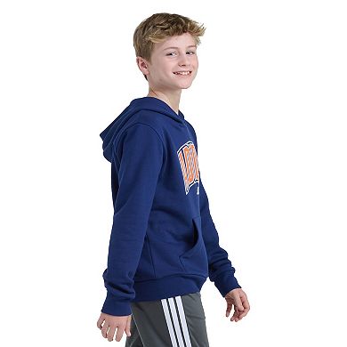 Boys 8-20 adidas Long Sleeve Hooded Collegiate Pullover