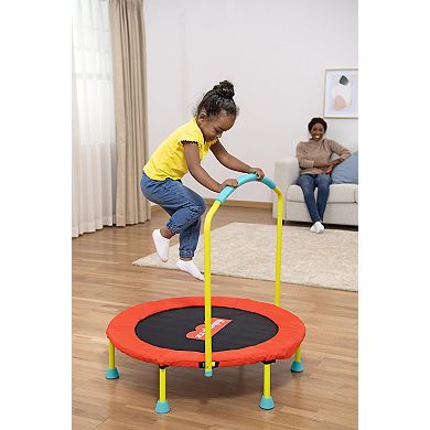 Fisher-Price WonderJump Indoor Trampoline with Safety Handle