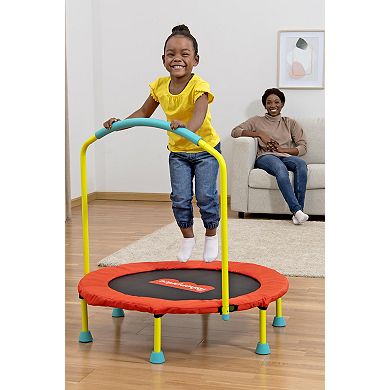 Fisher-Price WonderJump Indoor Trampoline with Safety Handle