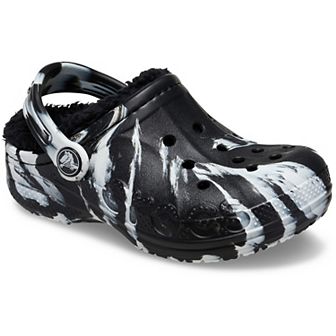 Crocs Baya Lined Toddler & Little Kids Slip-On Clogs