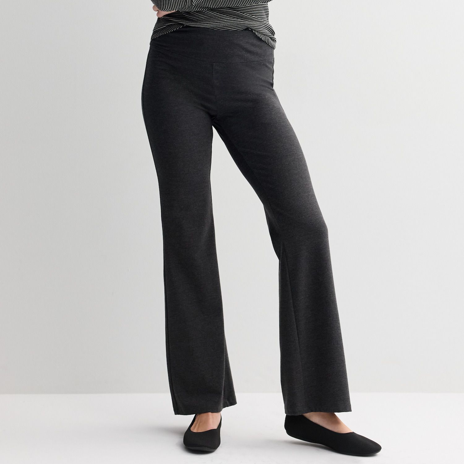 Женские леггинсы Sonoma Goods For Life High Rise Flare, цвет: Тёмный оловянный — фото 1
