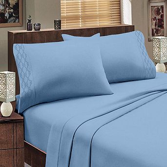 Hotel Luxurious 1800 Series Super Soft Embroidery Sheet Set