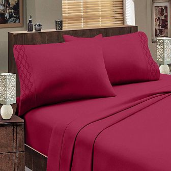 Hotel Luxurious 1800 Series Super Soft Embroidery Sheet Set