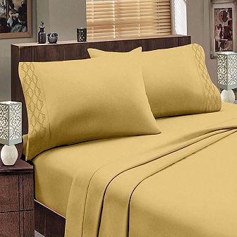 Hotel Luxurious 1800 Series Super Soft Embroidery Sheet Set