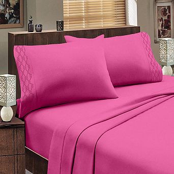Hotel Luxurious 1800 Series Super Soft Embroidery Sheet Set