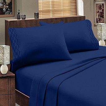Hotel Luxurious 1800 Series Super Soft Embroidery Sheet Set
