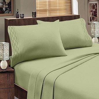 Hotel Luxurious 1800 Series Super Soft Embroidery Sheet Set