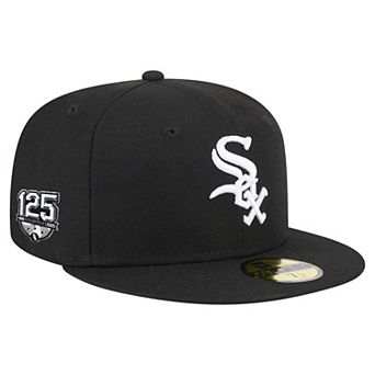 Men's�New Era Black Chicago White Sox 125th Anniversary 59FIFTY Fitted Hat