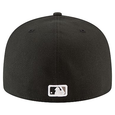 Men's New Era Black Chicago White Sox 125th Anniversary 59FIFTY Fitted Hat