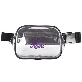 LSU Tigers Clear Belt Bag