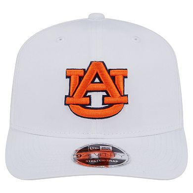 Men's New Era White Auburn Tigers Perform Vault 9SEVENTY Stretch-Snap Hat