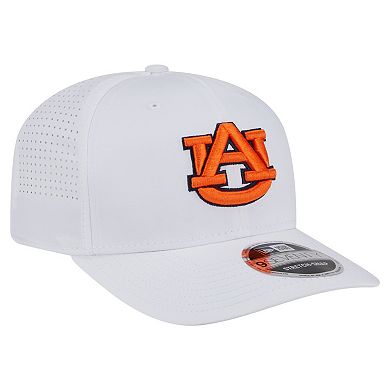 Men's New Era White Auburn Tigers Perform Vault 9SEVENTY Stretch-Snap Hat