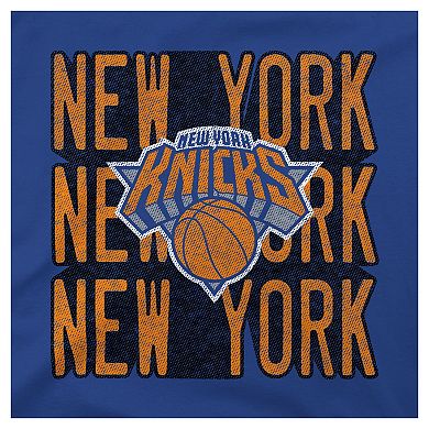 Unisex Fanatics Stadium Essentials Royal New York Knicks Step Up T-Shirt