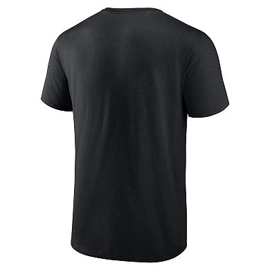 Men's Profile Black Colorado Rockies Big & Tall Primary Logo T-Shirt