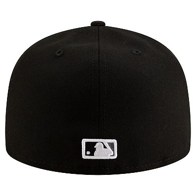 Men's New Era Black Chicago White Sox 125th Anniversary 59FIFTY Snapback Hat