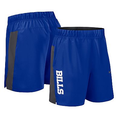Men's Nike Royal Buffalo Bills Woven Victory Performance Shorts
