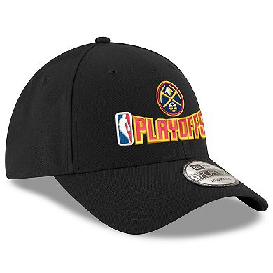Men's New Era Black Denver Nuggets 2025 NBA Playoffs 9FORTY Adjustable Hat