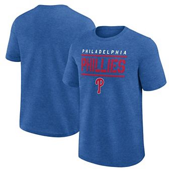 Men's Fanatics Heather Royal Philadelphia Phillies Top Notch T-Shirt