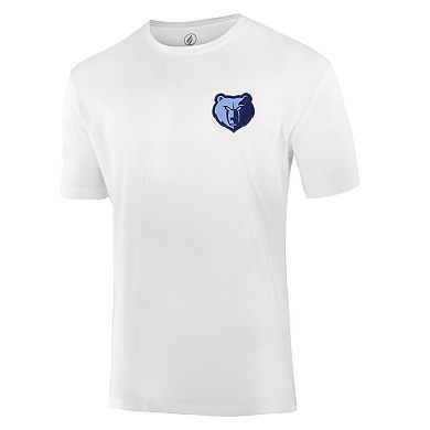 Unisex FISLL White Memphis Grizzlies Burst Logo T-Shirt