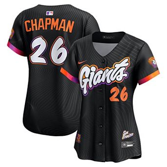 Women's Nike Matt Chapman Anthracite San Francisco Giants 2025 City Connect Limited Jersey