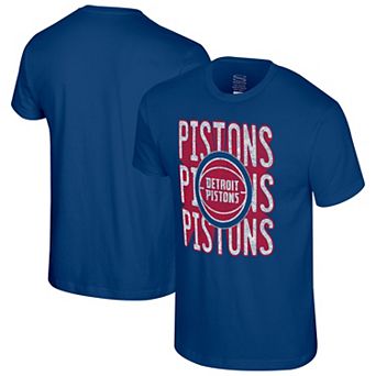 Unisex Fanatics Stadium Essentials Royal Detroit Pistons Step Up T-Shirt