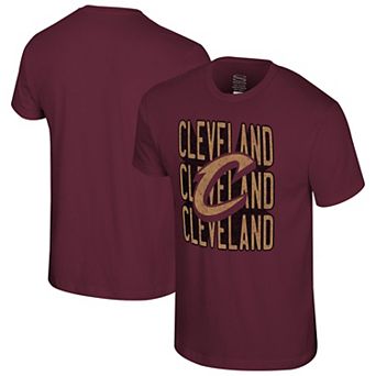 Unisex Fanatics Stadium Essentials Burgundy Cleveland Cavaliers Step Up T-Shirt