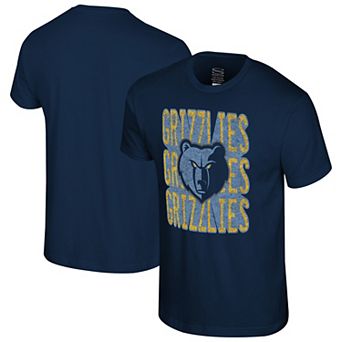 Unisex Fanatics Stadium Essentials Navy Memphis Grizzlies Step Up T-Shirt