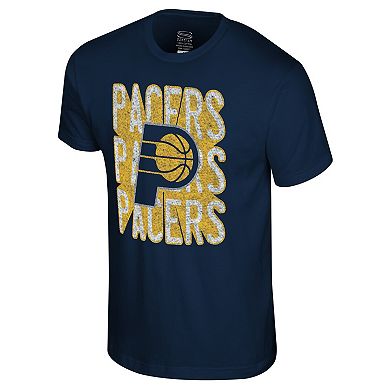Unisex Fanatics Stadium Essentials Navy Indiana Pacers Step Up T-Shirt