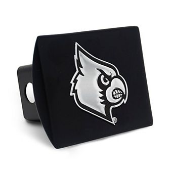 WinCraft Louisville Cardinals Premium Metal Chrome Logo Universal Hitch Cover