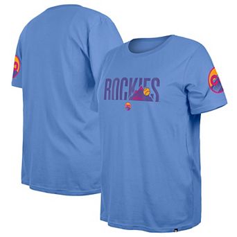 Women's New Era Blue Colorado Rockies 2025 City Connect Plus Size T-Shirt
