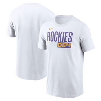 Men's Nike White Colorado Rockies 2025 City Connect Wordmark T-Shirt