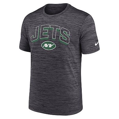 Men's Nike Charcoal New York Jets Velocity Performance T-Shirt